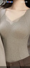 古今（GUJIN）女士保暖背心女帶胸墊羊毛蠶絲內衣無(wú)痕修身秋冬免穿文胸打底馬甲 曬單實(shí)拍圖