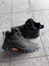 駱駝（CAMEL）戶(hù)外高幫抓地登山鞋厚底耐磨徒步鞋男加絨 G15W379014R 黑色 41 曬單實(shí)拍圖