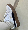 彪馬（PUMA）厚底鞋|增高松糕鞋女新款冬復古板鞋PLATFORM 394369 白-黑色-01 39 曬單實(shí)拍圖