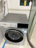 西門(mén)子（SIEMENS）【剛需推薦】IQ300全自動(dòng)變頻滾筒洗衣機家用大容量10KG智能除漬防過(guò)敏程序支持國補 WG52E1U80W 銀色 滾筒 曬單實(shí)拍圖