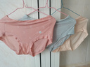 頂瓜瓜頂呱呱內褲女棉質(zhì)舒適彈多條裝女士高腰內褲ZY33033 線(xiàn)條花朵 170 曬單實(shí)拍圖