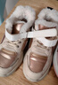回力童鞋加絨加厚兒童棉鞋冬季保暖男女童運動(dòng)鞋WBNJS0427 米香檳  34 曬單實(shí)拍圖