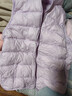 鴨鴨（YAYA）兒童羽絨馬甲2023新短款內膽輕薄男女童寶寶冬季小童裝馬夾GM 微光紫 140 曬單實(shí)拍圖