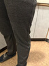 初徑中年媽媽褲子女春秋款褲子新款高腰顯瘦休閑褲寬松直筒女褲 深灰色 （不加絨） 3XL 31 (120-130斤) 曬單實(shí)拍圖