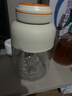 歐美邦榨汁機果蔬原汁機便攜小型水果做果汁機多功能榨汁噸噸桶榨汁杯冰沙機奶昔機攪拌杯明星同款 1300ml米白色一杯雙蓋【可碎冰】 38頁(yè)刀頭 曬單實(shí)拍圖
