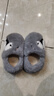 豬爸爸兒童拖鞋冬季男童女童包跟家居室內防滑保暖2025新款卡通棉鞋灰20 曬單實(shí)拍圖