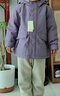 戴維貝拉兒童棉服秋冬女童男童中大童加絨三防透濕棉襖外套 曬單實(shí)拍圖