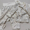 七采雛菊【褲腿可開(kāi)】春秋嬰兒套裝純棉新生兒貼身衣服偏襟寶寶秋衣褲打底 卡其色 常規 卡其花叢兔-偏扣套裝 90 （23-27斤合適） 曬單實(shí)拍圖