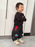 安踏兒童長(cháng)褲子男小童裝26新年春季潮流加厚保暖橡韌科技Ⅱ352619505 基礎黑-2 100 曬單實(shí)拍圖