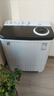 小鴨洗衣機半自動(dòng)雙桶雙缸家用大容量小型租房宿舍波輪脫水甩干兩用雙杠省電老式強動(dòng)力易操作以舊換新 15.5公斤 雙缸 洗10+脫5.5 強勁電機終身聯(lián)保 曬單實(shí)拍圖