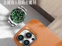 決色（DEFENSE）蘋(píng)果iPhone 13Pro手機殼納帕真皮保護套全包防摔磁吸浮力防護 琥珀橙 iPhone 13ProMax 曬單實(shí)拍圖