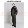 UR2025冬季新款男裝潮流戶(hù)外假兩件連帽超寬松棉服UUV150022 多色 M 曬單實(shí)拍圖