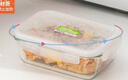 樂(lè )扣樂(lè )扣 玻璃保鮮盒微波爐飯盒碗密封便當餐盒儲物盒收納盒子750ML 曬單實(shí)拍圖