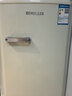 德姆勒（DEMULLER）98升單門(mén)冰箱家用客廳租房宿舍迷你小型冰箱化妝品網(wǎng)紅高顏值復古冰箱冷藏冷凍節能靜音 98升【芝士白】 曬單實(shí)拍圖