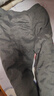 雪中飛羽絨褲男士冬季內穿打底加厚棉褲保暖舒適內膽外穿長(cháng)褲 灰色2XL 曬單實(shí)拍圖