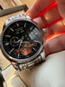 冠琴（GUANQIN）手表男機械表瑞士品質(zhì)防水夜光全自動(dòng)多功能雙日歷高檔商務(wù)男表 黑色鈦金屬 終生保 41mm 曬單實(shí)拍圖