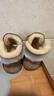 小羊沃利woollykids寶寶真皮童鞋雪地靴男女童皮毛一體防滑學(xué)步鞋 栗子黃 20碼 L碼/適合腳長(cháng)11.6cm 曬單實(shí)拍圖