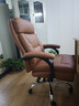 西昊L6 人體工學(xué)老板椅頭層牛皮辦公椅可躺電腦椅家用書(shū)房椅子午休椅 L6D-Lite棕色貓抓皮 聯(lián)動(dòng)扶手 曬單實(shí)拍圖