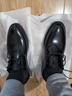 百麗男鞋商務(wù)正裝皮鞋休閑增高軟底真皮鞋10503AM0 黑色-經(jīng)典版 41 曬單實(shí)拍圖