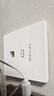 TP-LINK AP450I-POE薄款（方）  450M無(wú)線(xiàn)86型面板式AP 企業(yè)級酒店別墅全屋 wifi接入 POE供電 AC管理 曬單實(shí)拍圖