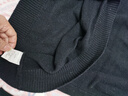 恒源祥純羊毛絨衫純羊毛衫男加厚半高領(lǐng)毛衣中年男士針織打底保暖衣服 曬單實(shí)拍圖