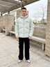 安踏（ANTA）【樊振東同款】多彩羽絨服|短款運動(dòng)復古男士防潑水棉服152548919 【樊振東同款色】森迷霧綠8919-4 L /(175) 適合130-150斤 曬單實(shí)拍圖