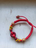 2026年平安扣紅繩手鏈高含量朱砂手繩本命年太歲馬年男女 平安扣手繩-兒童款【朱砂+桃木】贈禮盒 曬單實(shí)拍圖