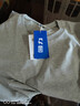 回力灰色短袖男夏季新款簡(jiǎn)單舒適休閑純棉t恤男士基礎款百搭寬松體恤 麻灰(純色) 5XL (建議230斤-260斤左右) 曬單實(shí)拍圖