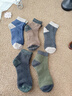 立形計襪子男士秋冬季100%純棉抗菌防臭加絨厚款毛圈中筒毛巾底吸汗保暖 曬單實(shí)拍圖