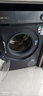 西門(mén)子（SIEMENS）10公斤洗烘一體家用變頻全自動(dòng)滾筒洗衣機1400轉洗烘60分鐘 蒸汽護理    WJ45HMG18W 湖蘊藍 洗烘一體 曬單實(shí)拍圖