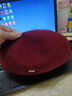 比肆羊氣質(zhì)保暖貝雷帽子時(shí)尚百搭羊毛呢韓版定型顯臉秋冬新款優(yōu)雅畫(huà)家帽 安可拉紅 M 55-59C 曬單實(shí)拍圖