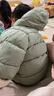 G.duck小黃鴨冬季加絨加厚寶寶羽絨棉服童裝衣嬰幼兒發(fā)光卡通連帽外套 升級版加絨亮燈 綠色 100 碼【建議身高80-90cm】 曬單實(shí)拍圖