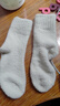 北極絨兒童襪子珊瑚襪女童冬季加厚加絨保暖寶寶厚襪子中大童小孩毛圈襪 曬單實(shí)拍圖