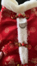 MIKI PAD寵物狗狗新年衣服冬季拜年馬年冬天過(guò)年喜慶保暖小狗唐裝拜年服 新年紅福紋牡丹 XL胸圍47cm（按照胸圍購買(mǎi)/參考體重10-13斤） 曬單實(shí)拍圖