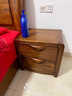 欣詩(shī)雅 烏金木實(shí)木床頭柜儲物柜床邊柜 現代中式簡(jiǎn)約臥室收納柜床頭柜 床頭柜 曬單實(shí)拍圖