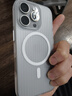 猩球衛士高級感防指紋適用Apple/蘋(píng)果iPhone16Pro磁吸瓦楞手機殼超薄行李箱條紋保護套磨砂MagSafe外殼白 曬單實(shí)拍圖
