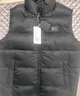 鴨鴨新款秋冬季輕薄羽絨服男冬馬甲男士短款立領(lǐng)男款保暖背心PG 黑色 L 曬單實(shí)拍圖