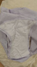有棵樹(shù)女士?jì)妊澟?0支A類(lèi)嬰兒棉7A抗菌加長(cháng)襠中腰無(wú)痕少女生三角短褲 暖柔紗+桃皮粉+氧氣藍+沙丁紫 L （105-115斤） 曬單實(shí)拍圖