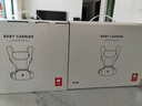 babycare腰凳嬰兒背帶多功能減震四季抱娃神器解放雙手透氣輕薄款卡斯爾灰 曬單實(shí)拍圖
