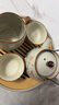 原和虞美人功夫茶具套裝中式汝瓷提梁泡茶壺陶瓷干泡茶盤(pán)輕奢高檔 曬單實(shí)拍圖