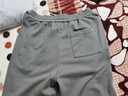 拇指白小T2025秋冬新品休閑褲男直筒衛褲男彈力腰寬松純棉長(cháng)褲子男運動(dòng)休閑 灰色 31 曬單實(shí)拍圖