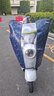 冬季電動(dòng)摩托車(chē)前擋風(fēng)板踏板電瓶車(chē)防風(fēng)被高清透明擋雨罩四季通用 【藍色擋風(fēng)板】帶防飄綁帶 曬單實(shí)拍圖