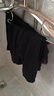 巴賽圖超厚絨五分男士加絨內褲保暖短褲加厚秋冬款高腰深襠老人開(kāi)口平角 黑色 2XL 160斤-180斤 曬單實(shí)拍圖