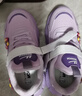 回力（Warrior）女童運動(dòng)鞋冬款兒童可愛(ài)加絨老爹鞋洋氣保暖棉鞋WZ-C063L 紫色31 曬單實(shí)拍圖