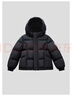巴布豆（BOBDOG）金標短款兒童羽絨服男女中小童2025冬季新款防風(fēng)加厚A類(lèi)95絨外套 黑色 【防風(fēng)門(mén)襟款】 130 推薦【身高110-120cm】 曬單實(shí)拍圖