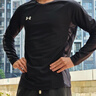 安德瑪（Under Armour）衛衣男士秋冬季圓領(lǐng)長(cháng)袖t恤上衣寬松休閑潮流運動(dòng)跑步保暖套頭衫 曬單實(shí)拍圖