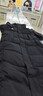 F1MAJE1T高端設計師品牌羽絨服女加厚過(guò)膝長(cháng)款冬季新款超厚高檔白鴨絨外套 黑色 女 9988 S 【建議體重100-115斤】 曬單實(shí)拍圖
