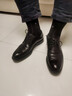 皮爾卡丹襪子男士秋冬季100%純棉防臭透氣6雙黑色中筒新疆長(cháng)絨棉全棉商務(wù) 曬單實(shí)拍圖