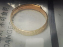 中國黃金5G足金碎碎冰活口戒指約2.36g送禮結婚訂婚生日禮物情人節禮物 曬單實(shí)拍圖