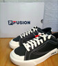 FILA FUSION斐樂(lè )男鞋潮牌板鞋情侶運動(dòng)鞋休閑鞋經(jīng)典帆布鞋男女鞋 黑色-BK 情侶款 41 曬單實(shí)拍圖